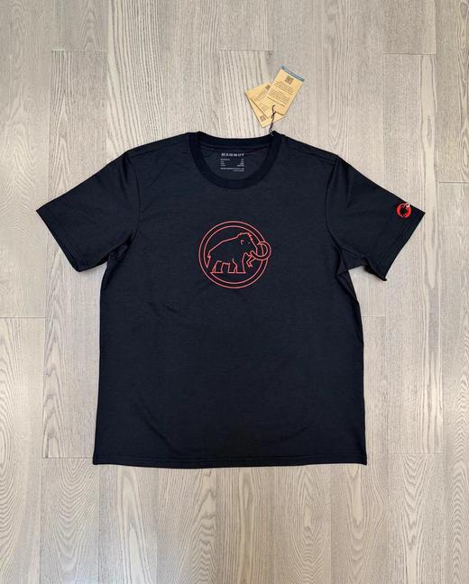 F031473男士户外红标舒适亲肤休闲圆领宽松短袖T恤 商品图0