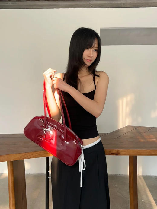 lu家U领自戴胸垫免穿内衣一体背心吊带 商品图4