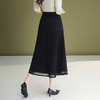 「自」全新升级【铂金会员137/天猫179/差价42】(71347)洛诗琳网纱A字垂感半身裙女2026新款高腰显瘦中长百褶裙 商品缩略图3