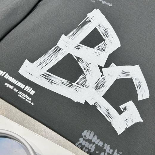 大字母印花短袖男款夏季潮牌宽松T恤百搭宽松上衣   YLZ-G005 商品图1