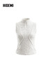 HIDEMI 极简小众设计感修身百搭立领无袖背心打底内搭上衣 商品缩略图6