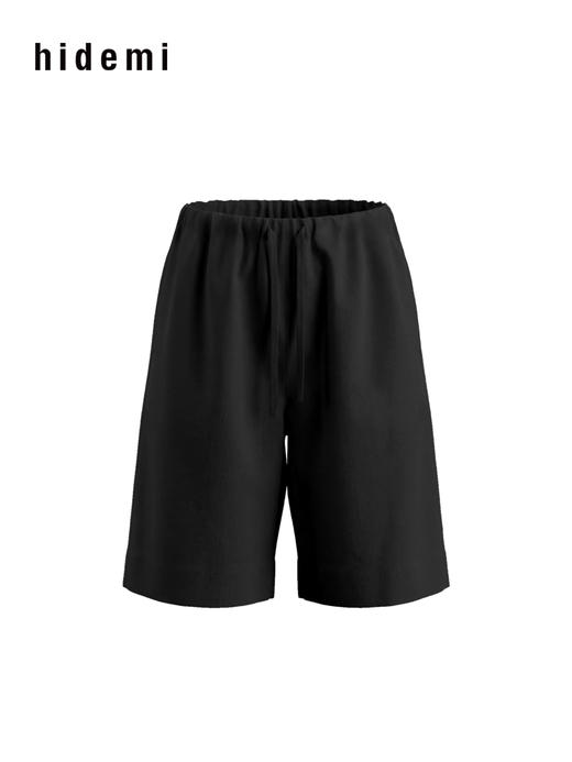 hidemi副线小h 简约休闲全棉抽绳短裤休闲裤 商品图9