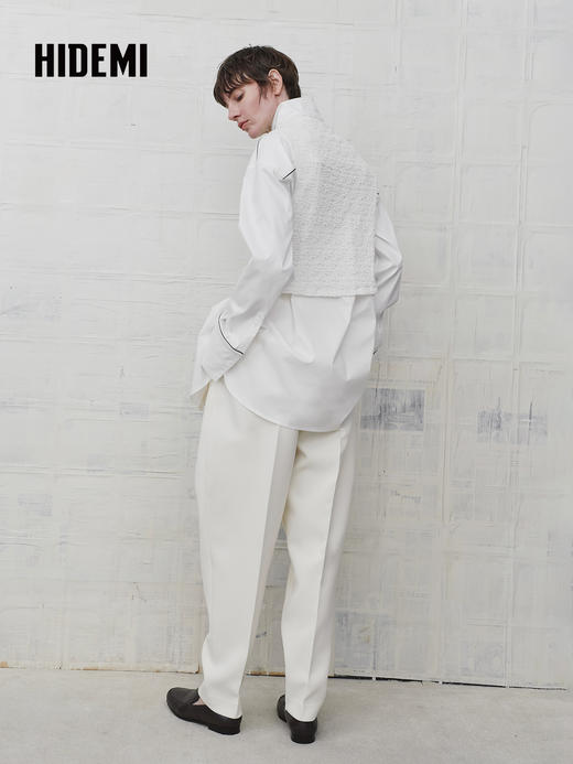 HIDEMI 极简小众设计感修身百搭立领无袖背心打底内搭上衣 商品图4