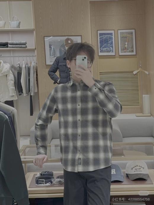 F031468秋季男士休闲通勤柔软透气衬衣长袖衬衫潮 商品图14