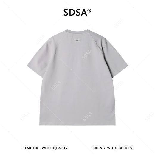 36228SDSA男装2026新款高贵轻奢美式撞色印花字母圆领短袖T恤百搭宽松 商品图4