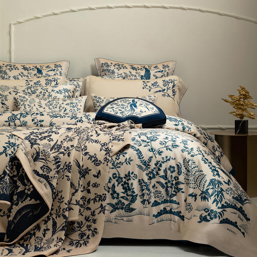 万事利真丝床品四件套-凤栖梧桐 商品图2