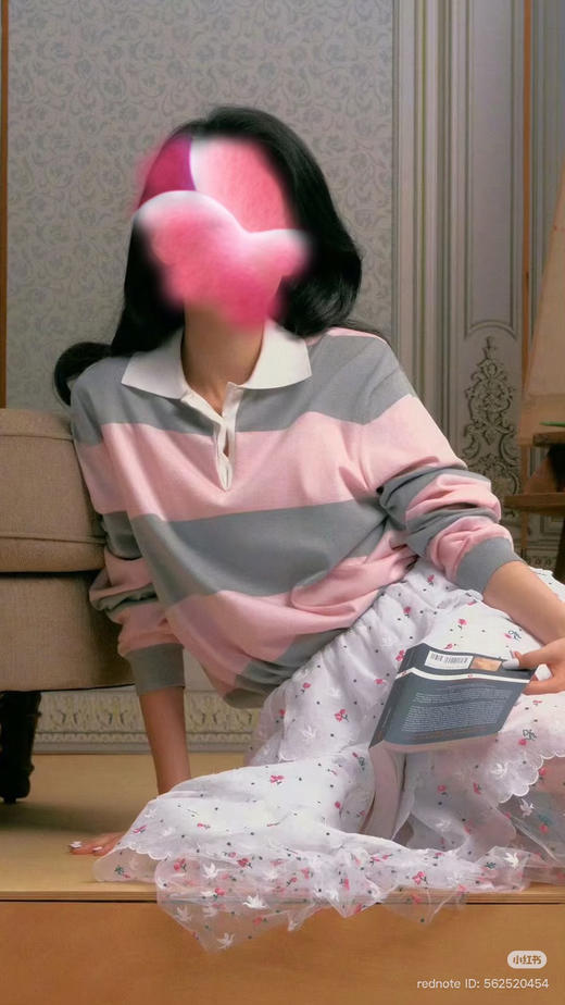 314-7 渠道货 雕 26ss 18针翻领条纹衫 商品图10