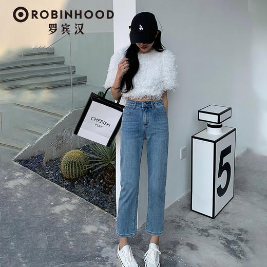 罗宾汉-高弹力牛仔裤（烟管） 商品图0