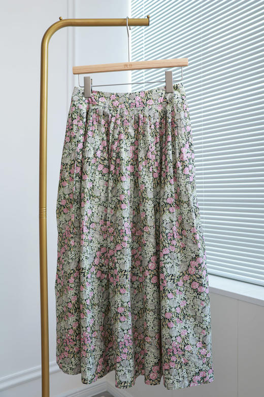 薄雾森林|清新森系碎花半裙 商品图8