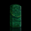 孤品17919翡翠绿孔雀绿石书画落款章藏书章2.0*2.0*4.8cm 商品缩略图2
