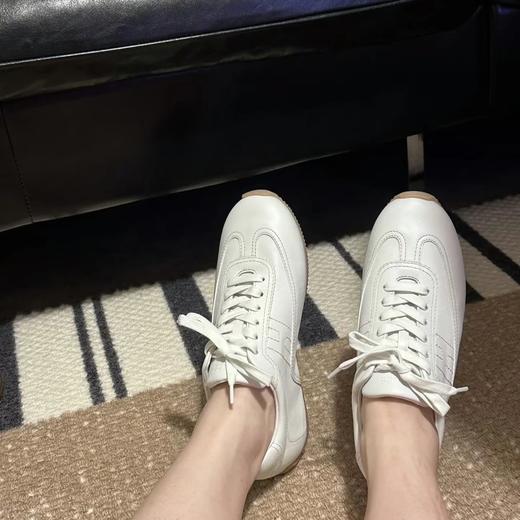 重磅推荐 大H芭蕾德训鞋  黑白皮面 master系带休闲鞋 商品图2