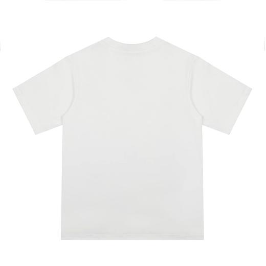 F031406春夏新品限定刺绣字母土星两边开叉前短后长短袖T恤 商品图4