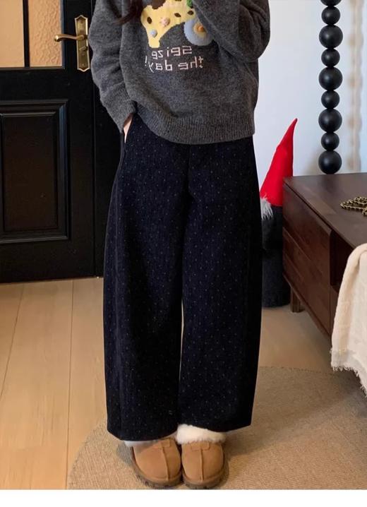 春款莱赛尔波点奶奶裤 商品图0