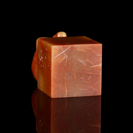 孤品17942老挝石马钮方章马到成功喜庆姓名章特价3.1*3.1*6.6cm 商品图4