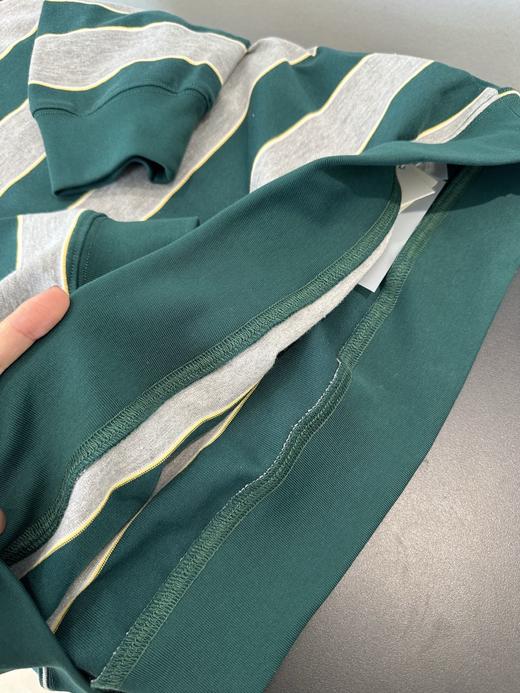 点此购买 缪缪春夏季女士绿灰条纹长袖T恤 ye 342345 商品图6