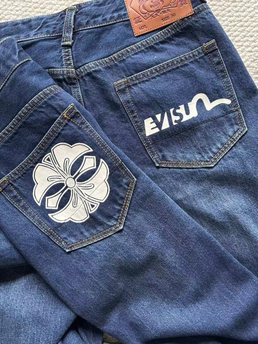 【ss1】新品男士海鸥印花牛仔长裤！！ 商品图2