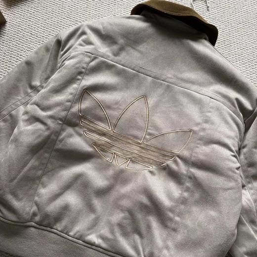 F031469复古麂皮灯芯绒翻领刺绣logo棒球服薄棉服 商品图5