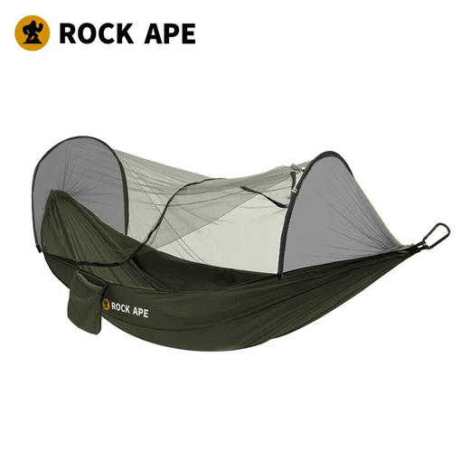 【防蚊双层吊床】洛克猩球RockApe 防蚊双层吊床户外加厚加宽吊床户外休闲秋千野营露 商品图1