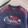 F031418春季新款复古校园风单品系列假两件长T拼色儿童卫衣 商品缩略图3