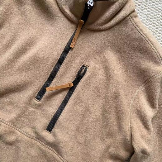 F031467男士上衣户外保暖半拉链抓绒衣立领休闲百搭时尚打底衫 商品图8