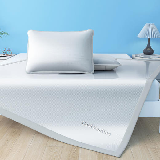 【品牌直发】加倍生活 A类新款简约纯色云母冰川席 4色可选 yc0415017 商品图1