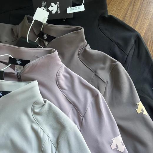 F031459女士一体绒户外运动训练跑步半拉链长袖 商品图3