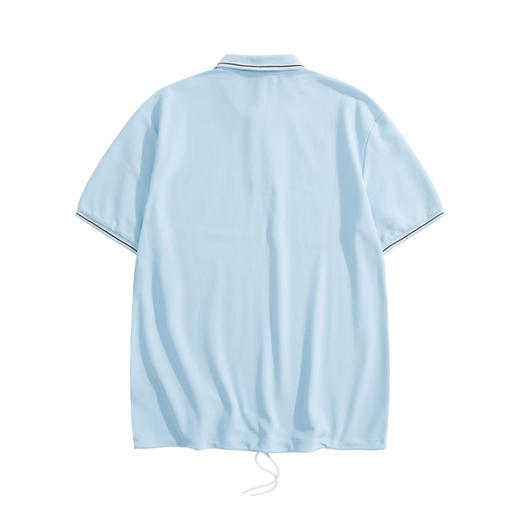 男款棉质抽绳短袖Polo衫la020 商品图1