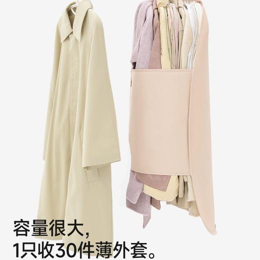 DWF1679【2个装！懒人衣柜压缩收纳板】新款衣服防尘罩 衣柜收纳神器可折叠布艺羽绒服RJ063 商品图1