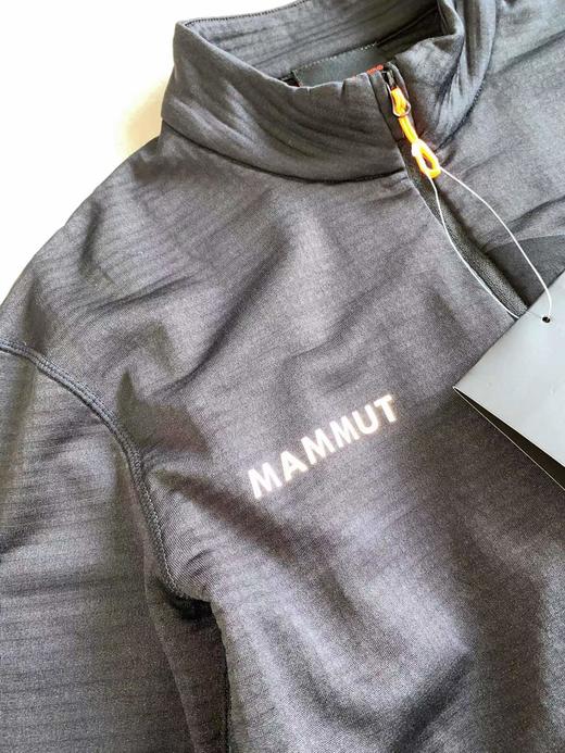 F031464男士户外轻量化高弹力半拉链套头中层夹克外套 商品图7