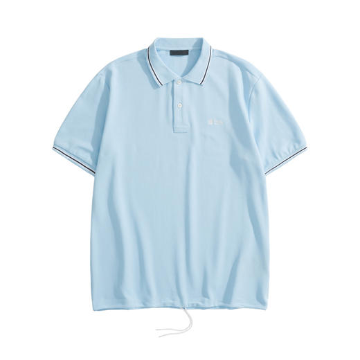 男款棉质抽绳短袖Polo衫la020 商品图0