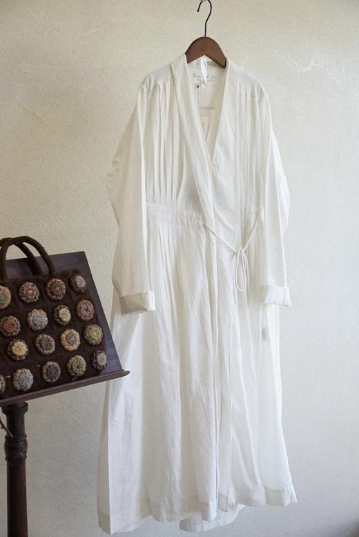 KHADI&CO 经典对襟纽扣罩袍连衣裙 商品图0