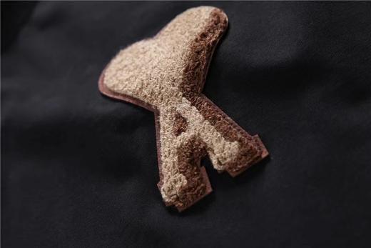 F031449黑金系列大爱心短袖情侣款男女OS毛巾绣T恤 商品图4