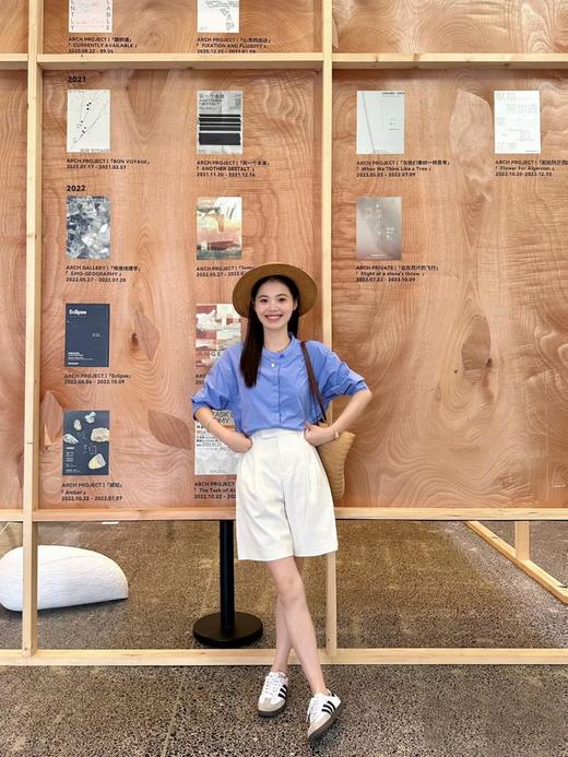 早春新款高级感新中式设计感领口盘扣气质衬衫 商品图0