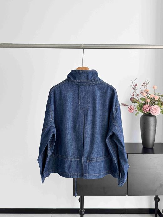 YAY* 雅*同款抽绳收腰工装风牛仔外套 商品图4