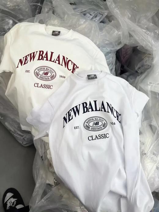 付款减库存， 保真假货白送！！25新款新百伦NewBalanceNB男女短袖IU李知恩同款夏季宽松舒适T恤 正品！ 商品图0