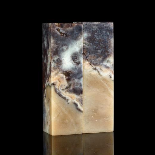 孤品17928伊犁石情侣对章结婚对章书画落款组合用章 2.5*2.5*8.5cm 商品图1