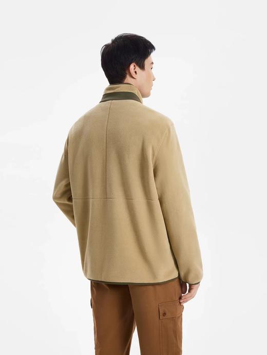 F031467男士上衣户外保暖半拉链抓绒衣立领休闲百搭时尚打底衫 商品图13