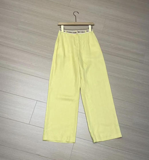 新款春夏亚麻天丝直筒裤 商品图2