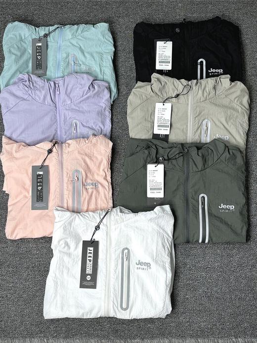 【JEEP SPIRIT男女同款户外超薄防晒衣9123款】超薄冰感防晒衣 夏季户外钓鱼防蚊防晒防雨服  UPF＞50+ 全波段阻隔紫外线99% 商品图6