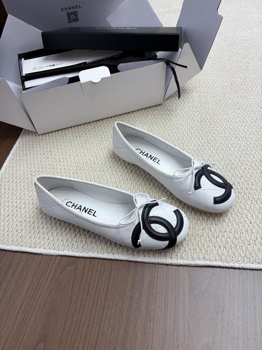 点此购买 Chanel香奈儿女士中古款康鹏系列芭蕾舞鞋 dx 342257 商品图3