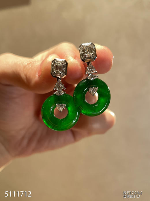平安扣耳坠【5111712】具体价格微信咨询 商品图0