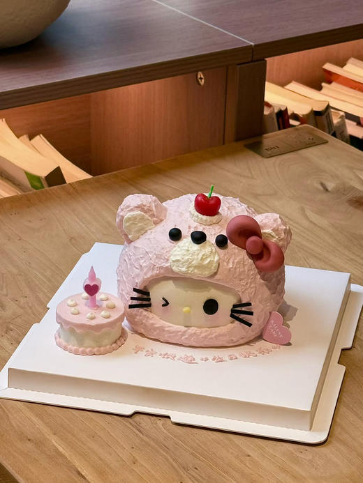 可爱kitty猫小熊女孩女生蛋糕 商品图0