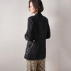 剩S/XL 芳外春季新款时尚通勤拼接单西链条装饰职场达人女式西服0035 商品缩略图4