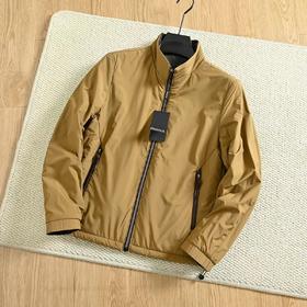 F031496春季男装高科技面料双面夹克立领拉链外套