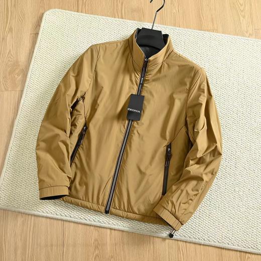 F031496春季男装高科技面料双面夹克立领拉链外套 商品图0