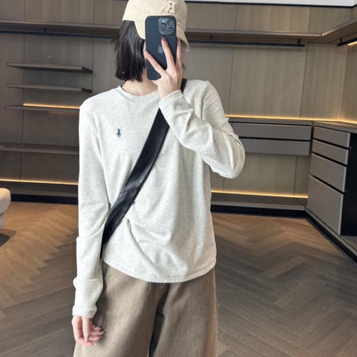 rl拉夫lao伦女士小标圆领长袖衫打底衫031403 商品图1