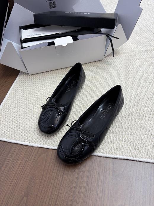 点此购买 Chanel香奈儿女士中古款康鹏系列芭蕾舞鞋 dx 342257 商品图9