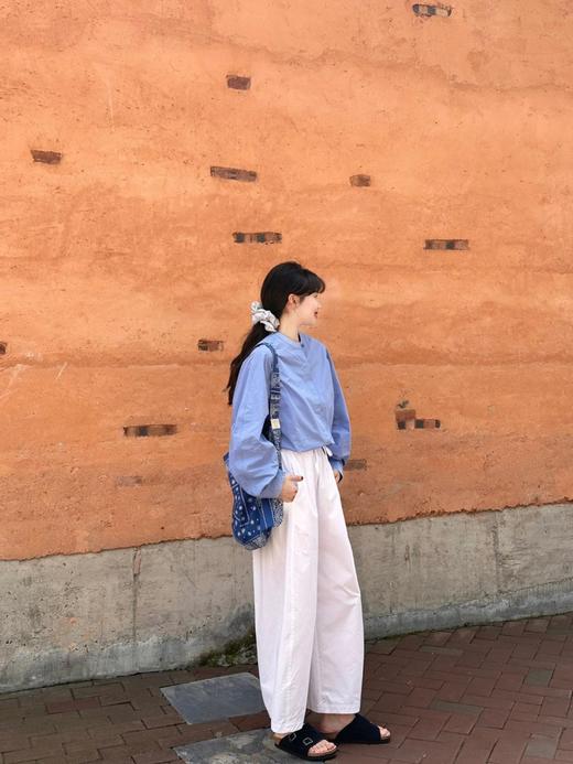 早春新款高级感新中式设计感领口盘扣气质衬衫 商品图6