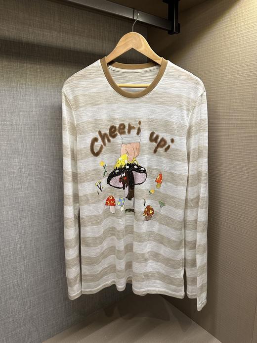 CHE*R UP设计师拔蘑菇小狗长袖T恤 商品图1
