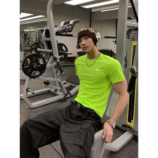 F031434夏季新款男士弹力速干户外运动舒适亲肤短袖T恤 商品图6